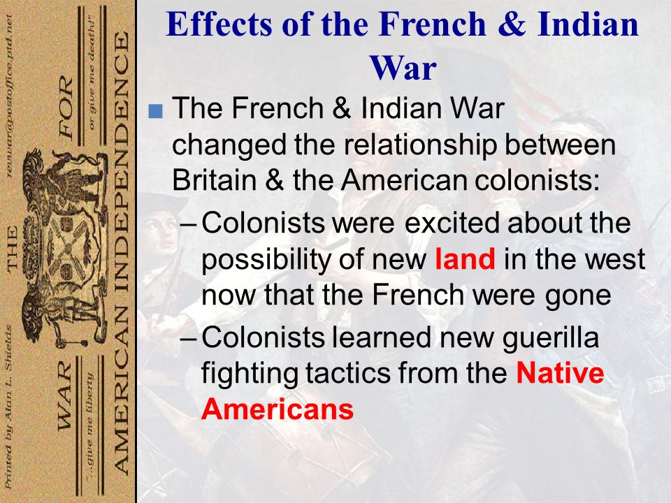 Effect of Colonists on Native Americans